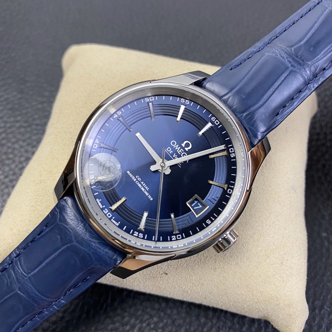 Vibrant CBD Factory Omega De Ville Hour Vision 41mm Blue Dial (431.33.41.21.03.001) 1:1 Super Clone – DD8900 Movement 330